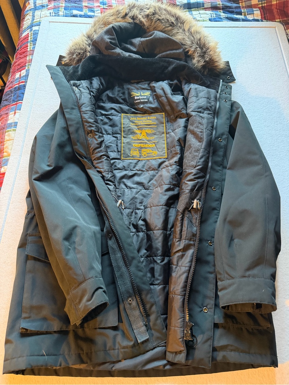 Barbour x Land Rover "Defender" Heavy Parka Jacket - Mens Size M